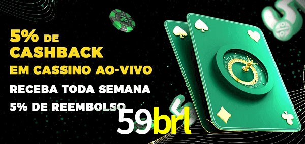Promoções do cassino ao Vivo 59brl